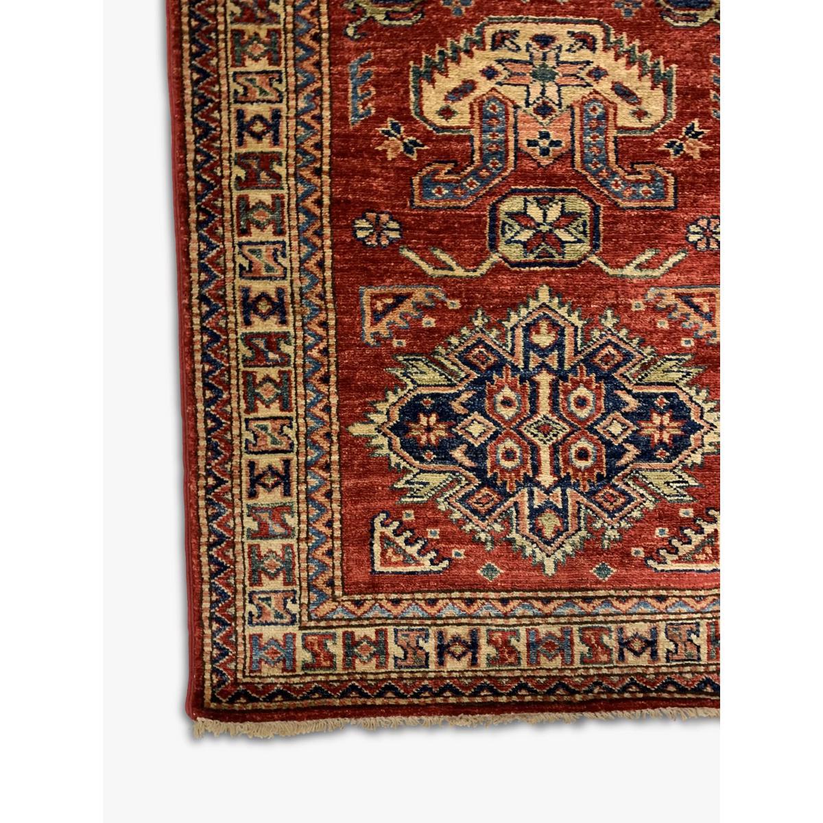 Gooch Oriental Kazak Supreme Rug, Red/Multi, L196 x W77 cm – image 2