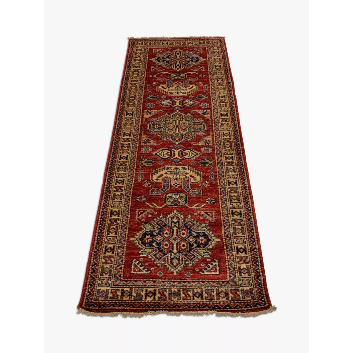 Gooch Oriental Kazak Supreme Rug, Red/Multi, L196 x W77 cm – image 3