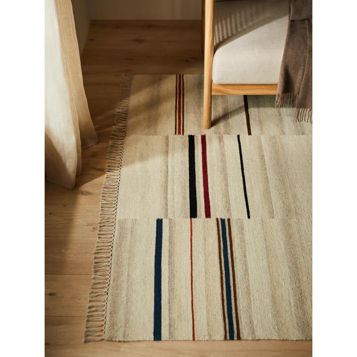 John Lewis Modern Two Step Stripe Rug, Multi – image 2