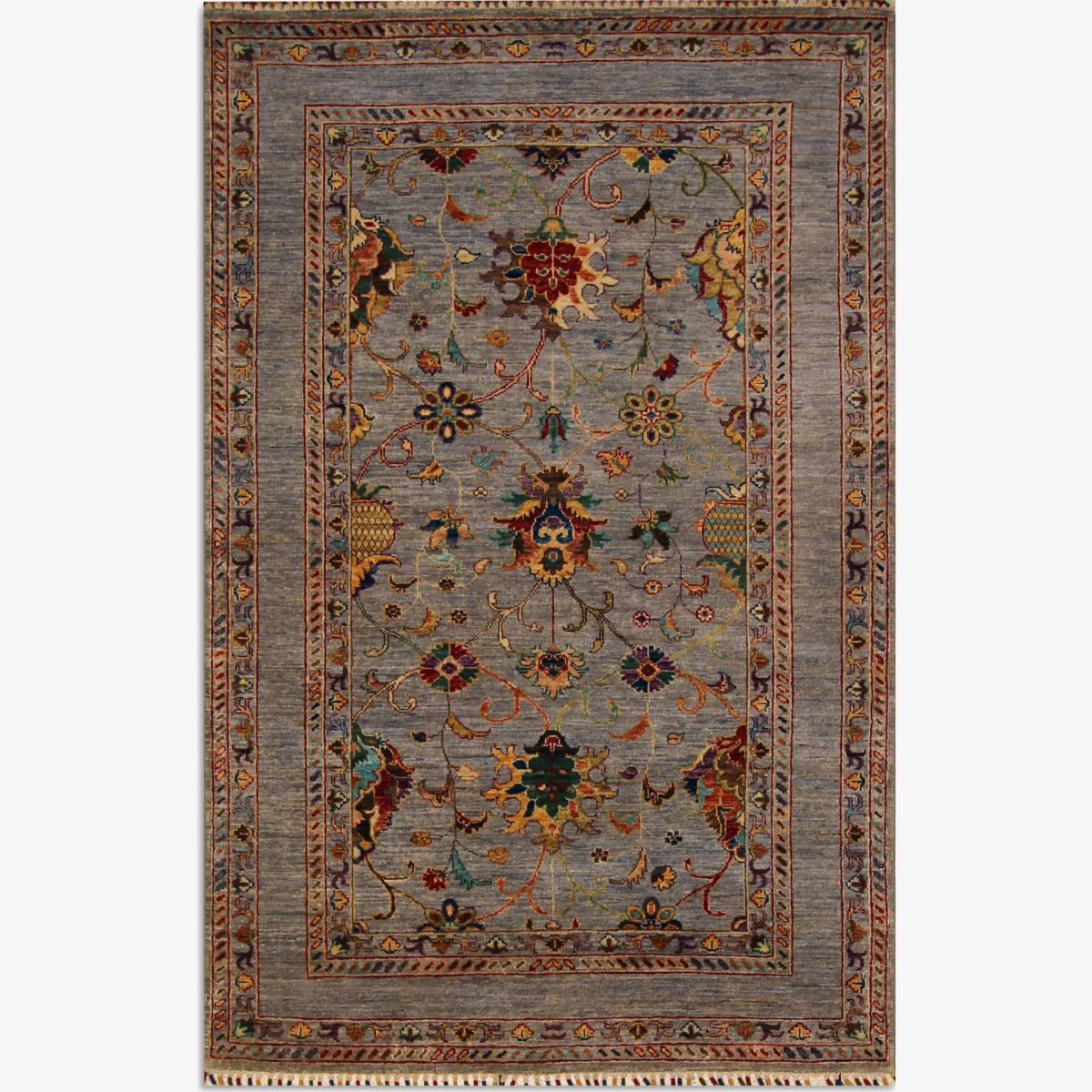 Gooch Oriental Sultani Rug, L192 x W135 cm, Grey – image 1