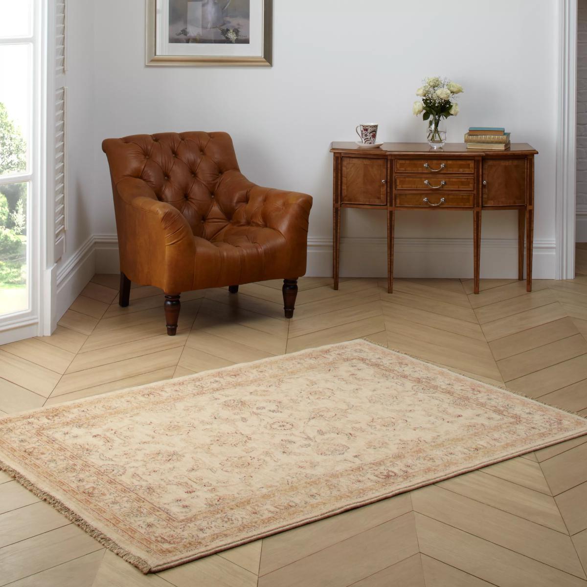 John Lewis & Partners Kabir Goby Rug, Cream, L235 x W170cm – image 3
