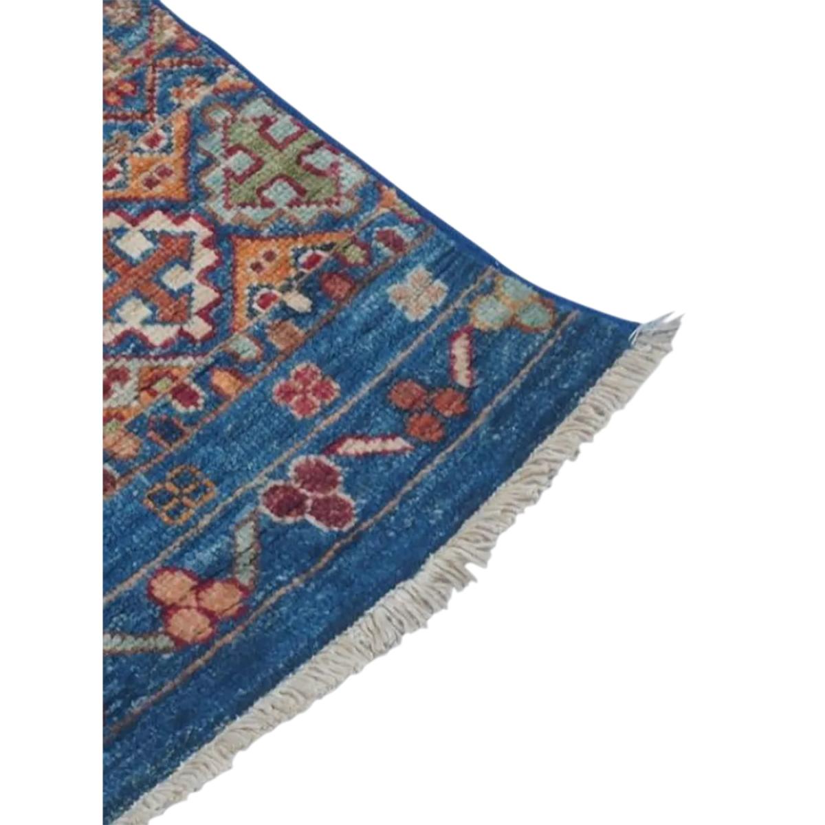Gooch Oriental Khurjeen Runner Rug, Blue, L258 x W79 cm – image 2