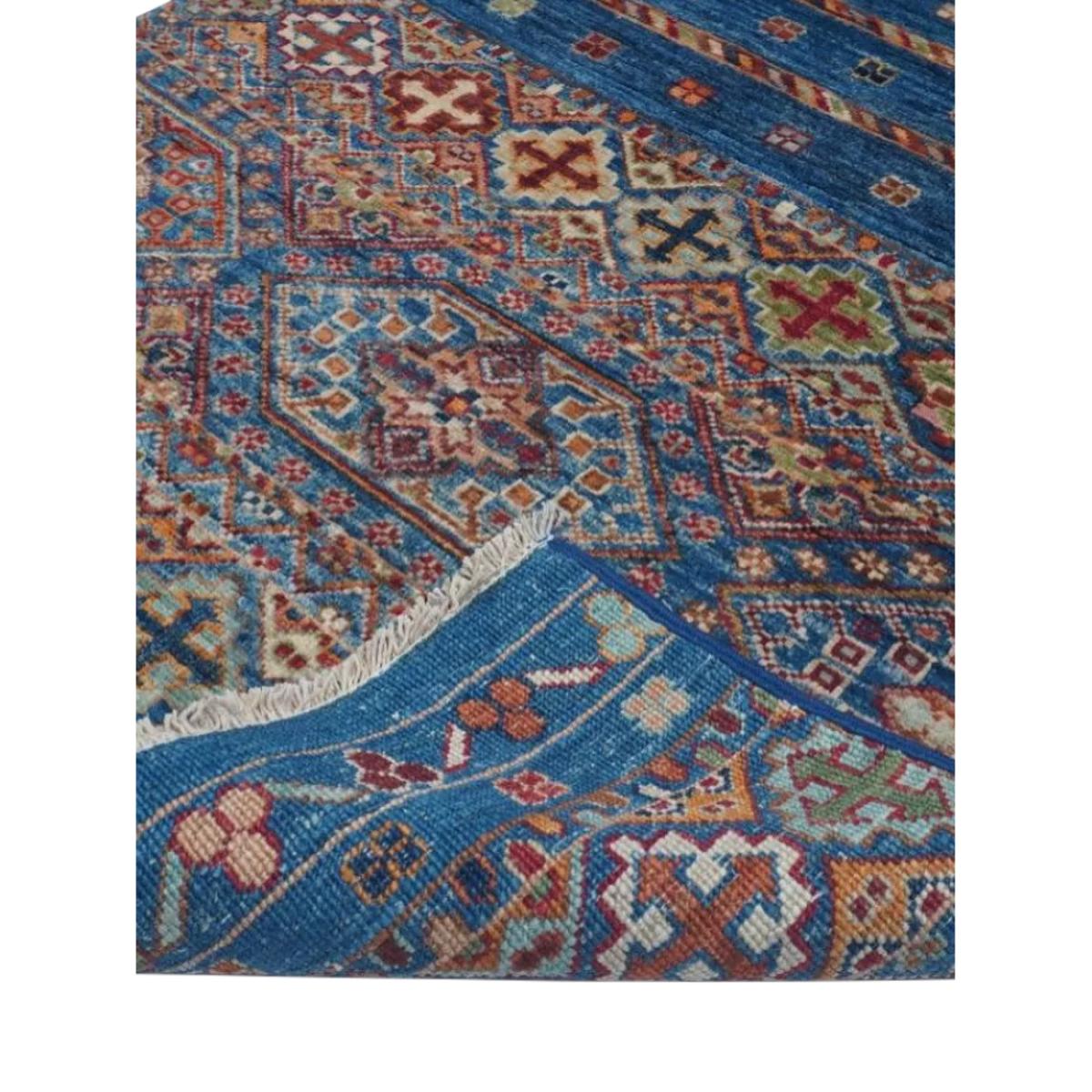 Gooch Oriental Khurjeen Runner Rug, Blue, L258 x W79 cm – image 6