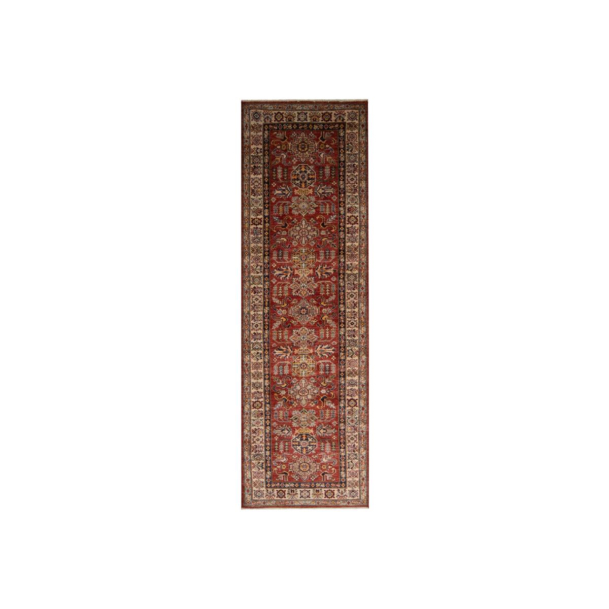 Gooch Oriental Supreme Kazak Runner Rug, Red, L251 x W79 cm