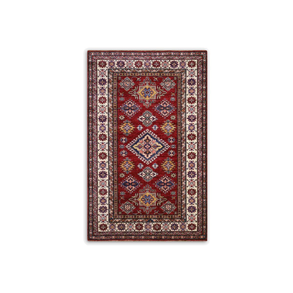Gooch Oriental Kazak Supreme Rug, Red/Multi, L189 x W119 cm – image 1
