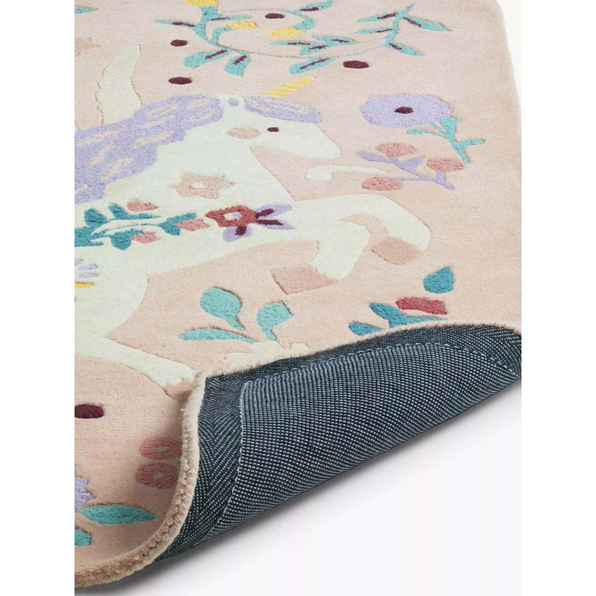 little home at John Lewis Enchanted Garden Wool Pile Rug, Pink, L170 x W110cm – image 3
