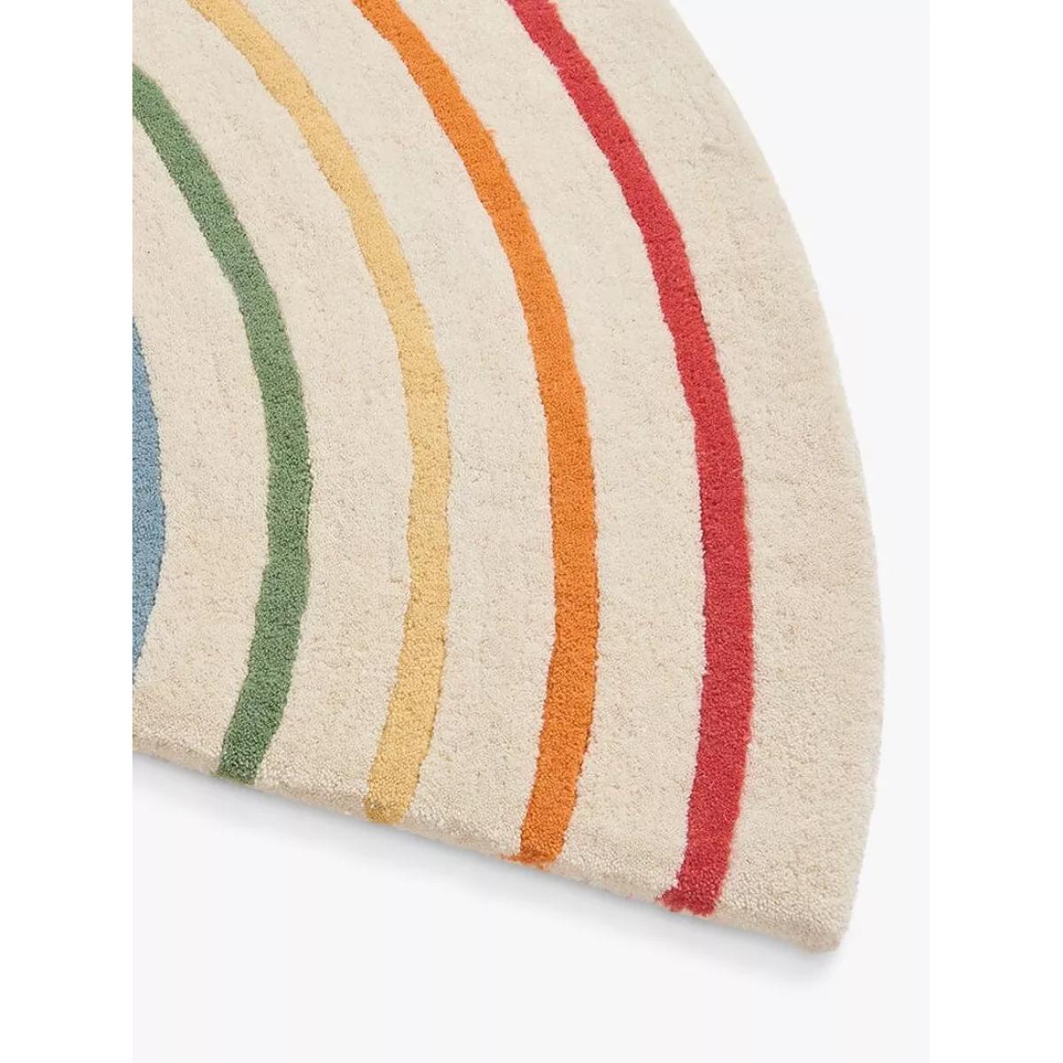 Great Little Trading Co Rainbow Stripe Rug – image 2
