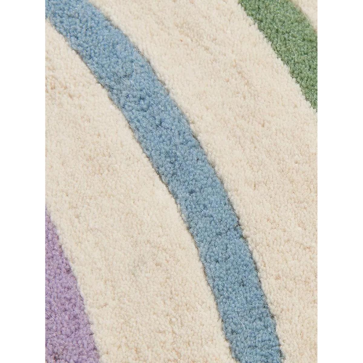 Great Little Trading Co Rainbow Stripe Rug – image 3