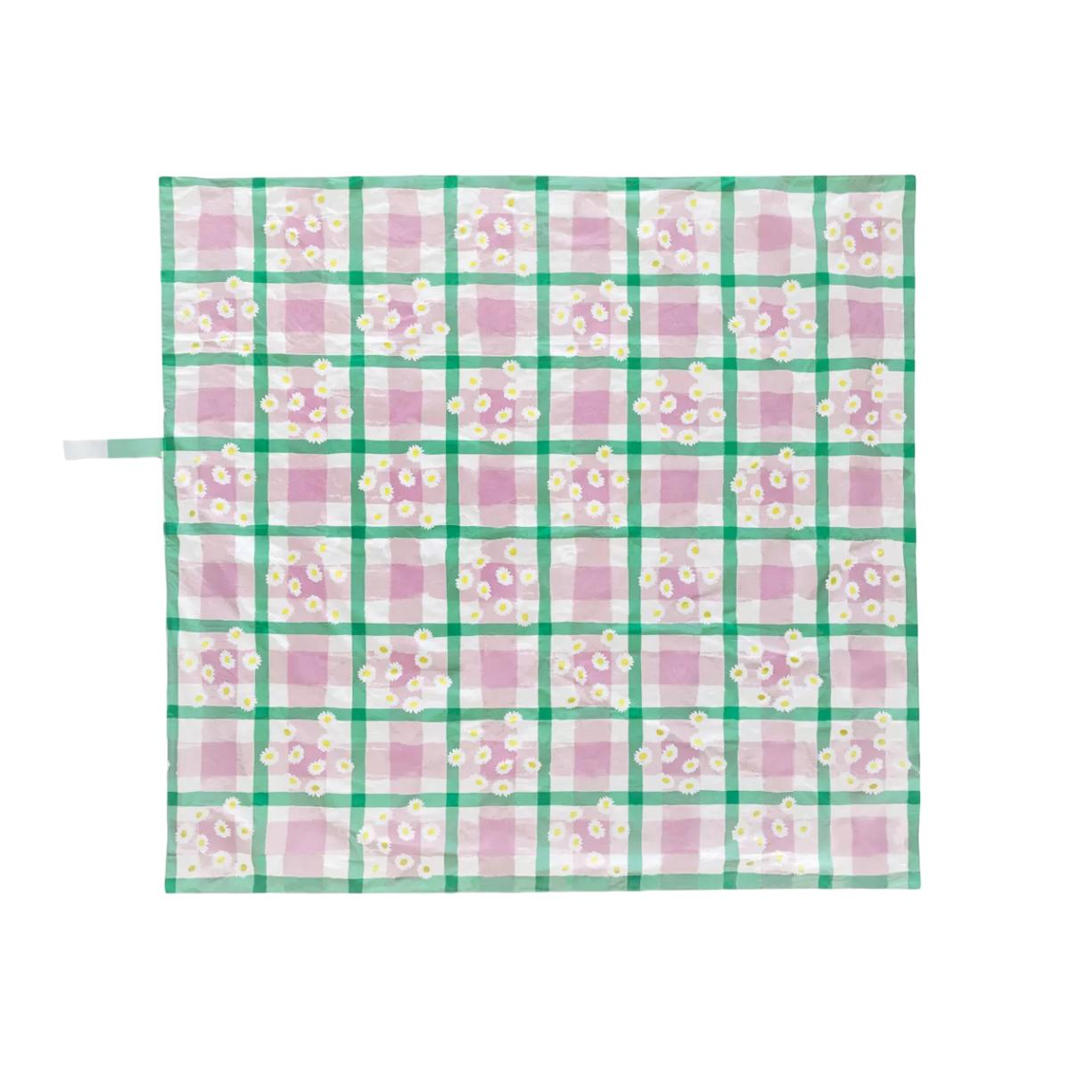 Talking Tables Mellow Gingham Picnic Rug, Multi – image 1