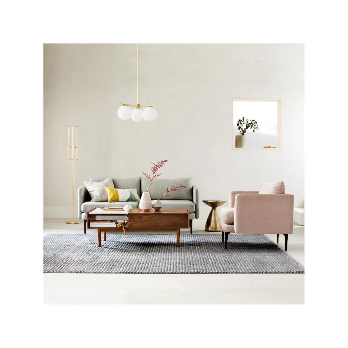 west elm Terra Stripe Rug, L244 x W152 cm – image 6