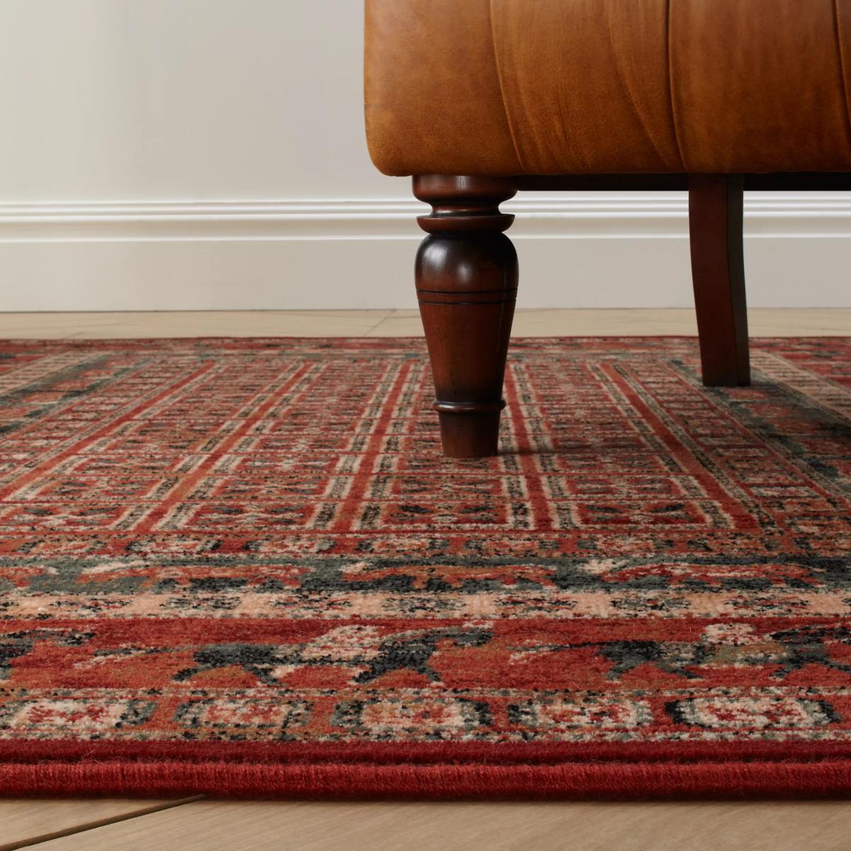 John Lewis & Partners Royal Heritage Pazyrk Rugs, Red – image 3