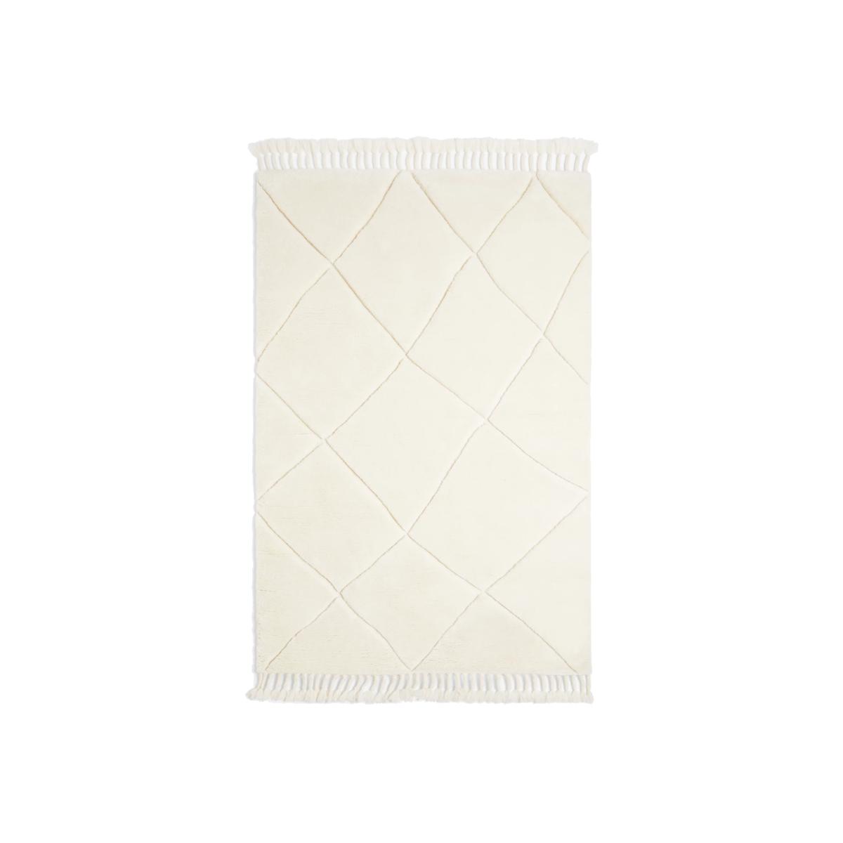 John Lewis Hand Knotted Diamond Berber Style Rug, Neutral