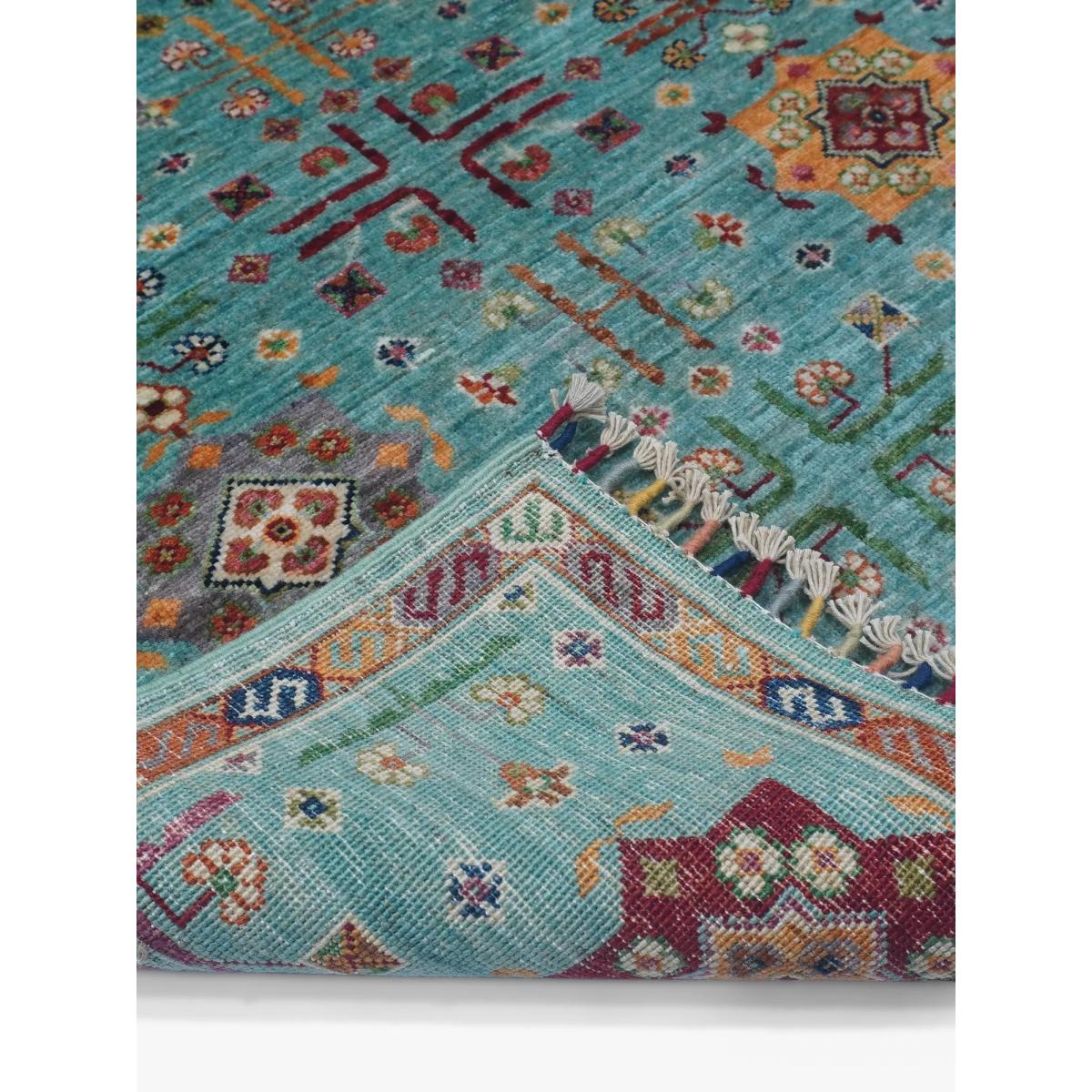 Gooch Oriental Sultani Rug, L152 x W103 cm, Light Blue – image 4