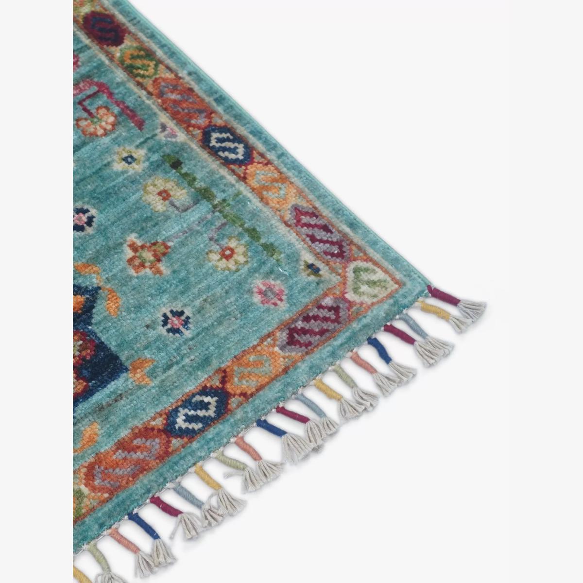 Gooch Oriental Sultani Rug, L152 x W103 cm, Light Blue – image 1