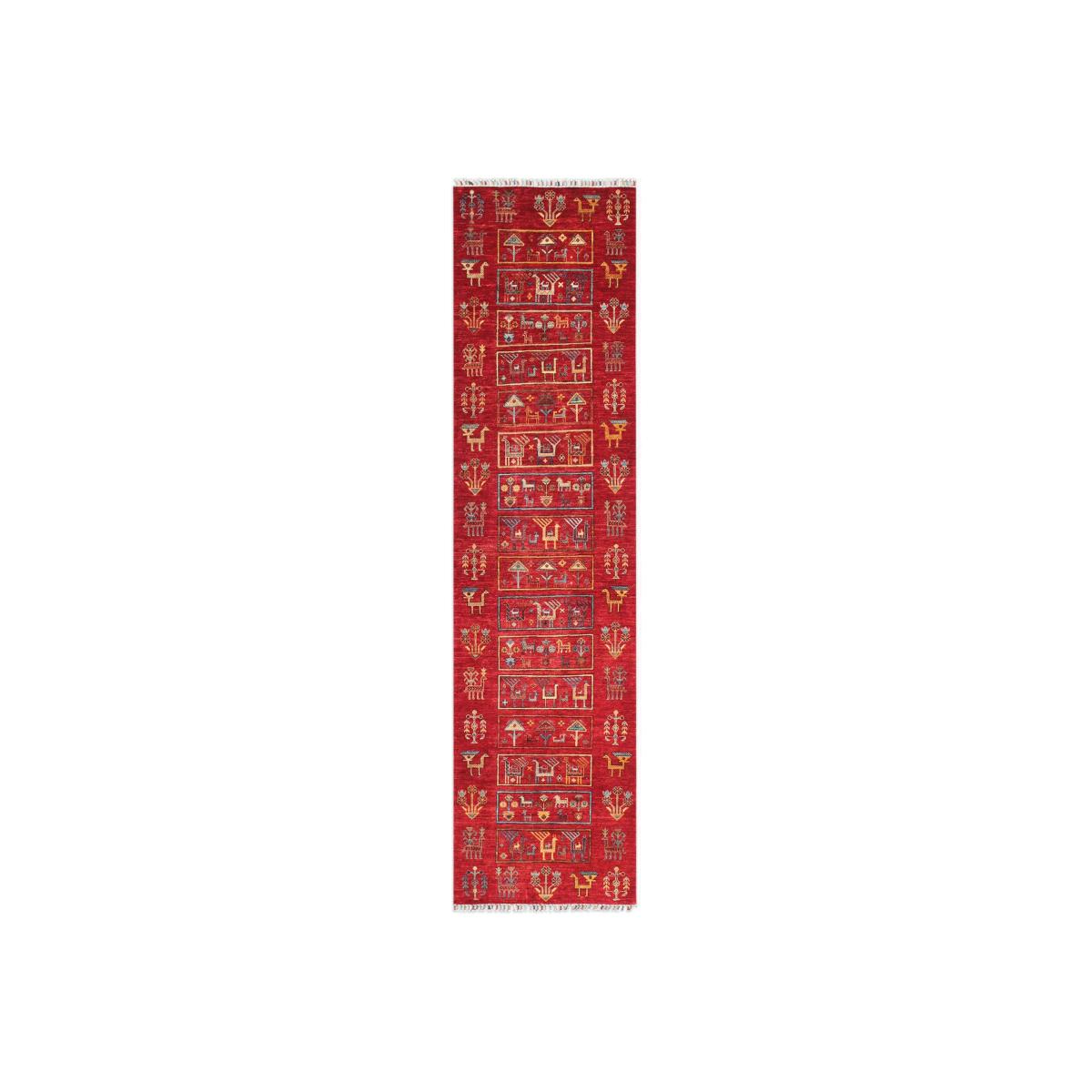 Gooch Oriental Khurjeen Runner,Red, L303 x W79 cm