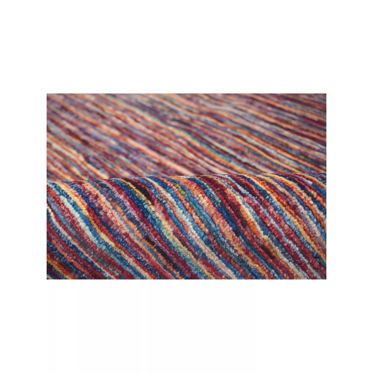 Gooch Oriental Stripe Gabbeh Rug, L136 x W99 cm, Multi – image 4