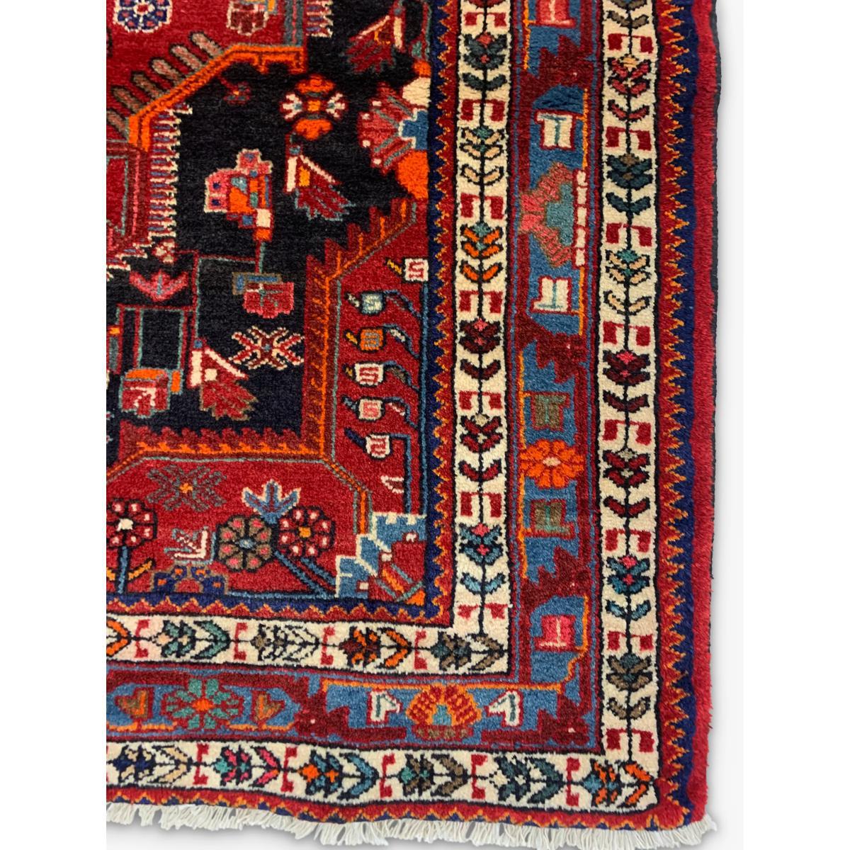 Gooch Oriental Hamadan Rug, Red, L223 x W140 cm – image 2