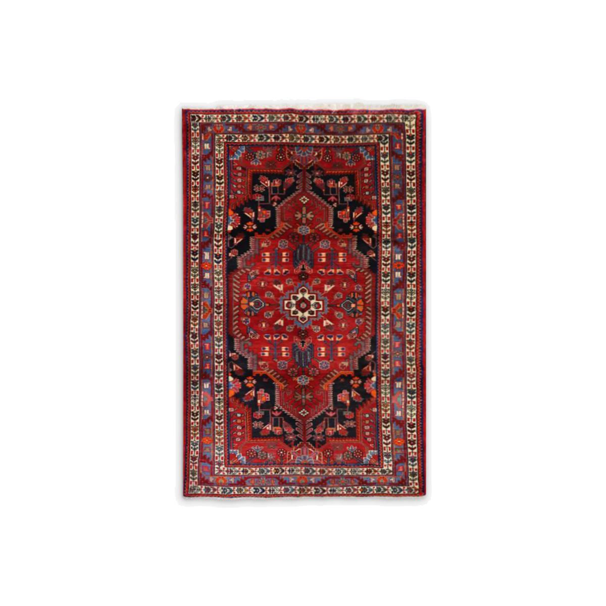Gooch Oriental Hamadan Rug, Red, L223 x W140 cm – image 1