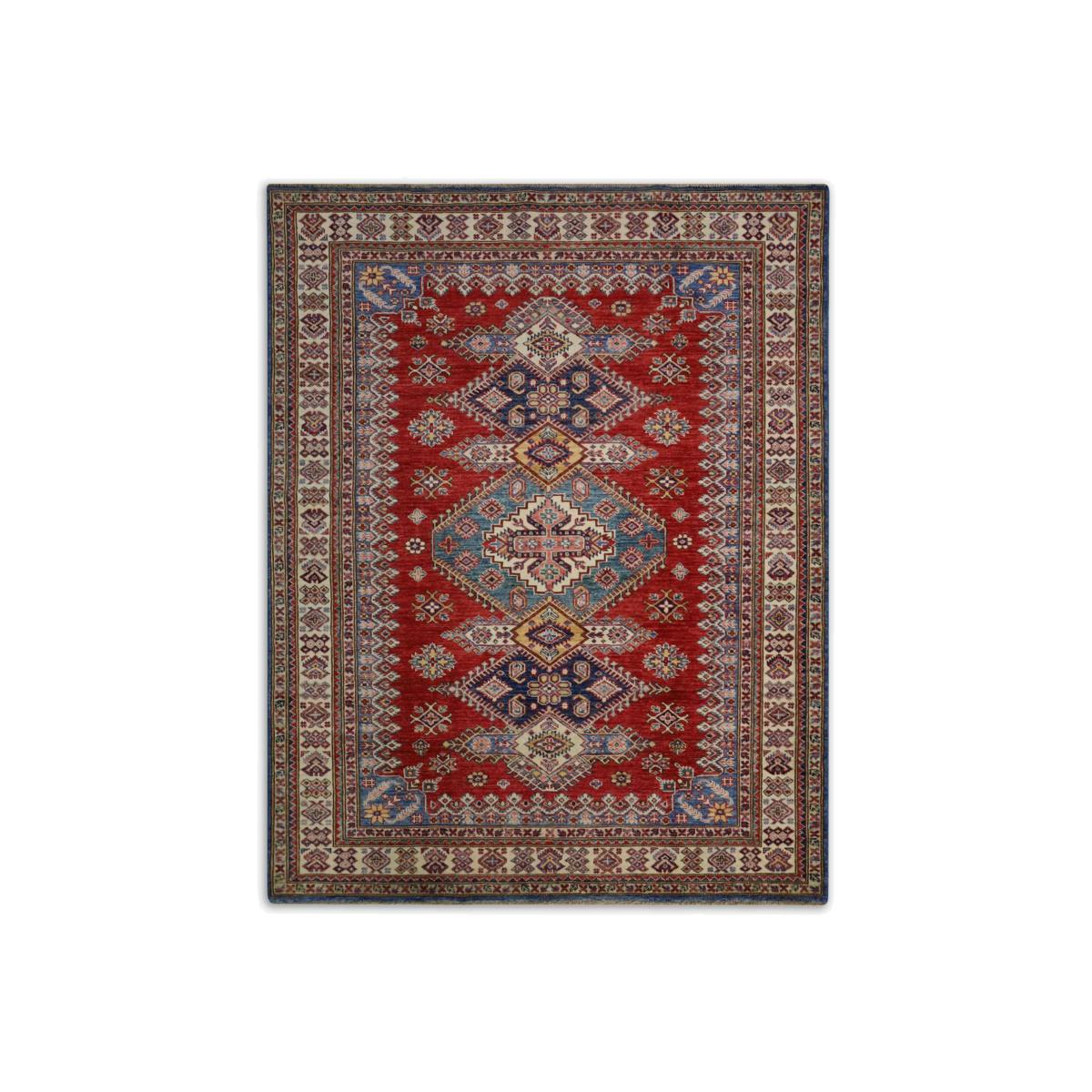 Gooch Oriental Supreme Kazak Rug, Red, L191 x W150 cm