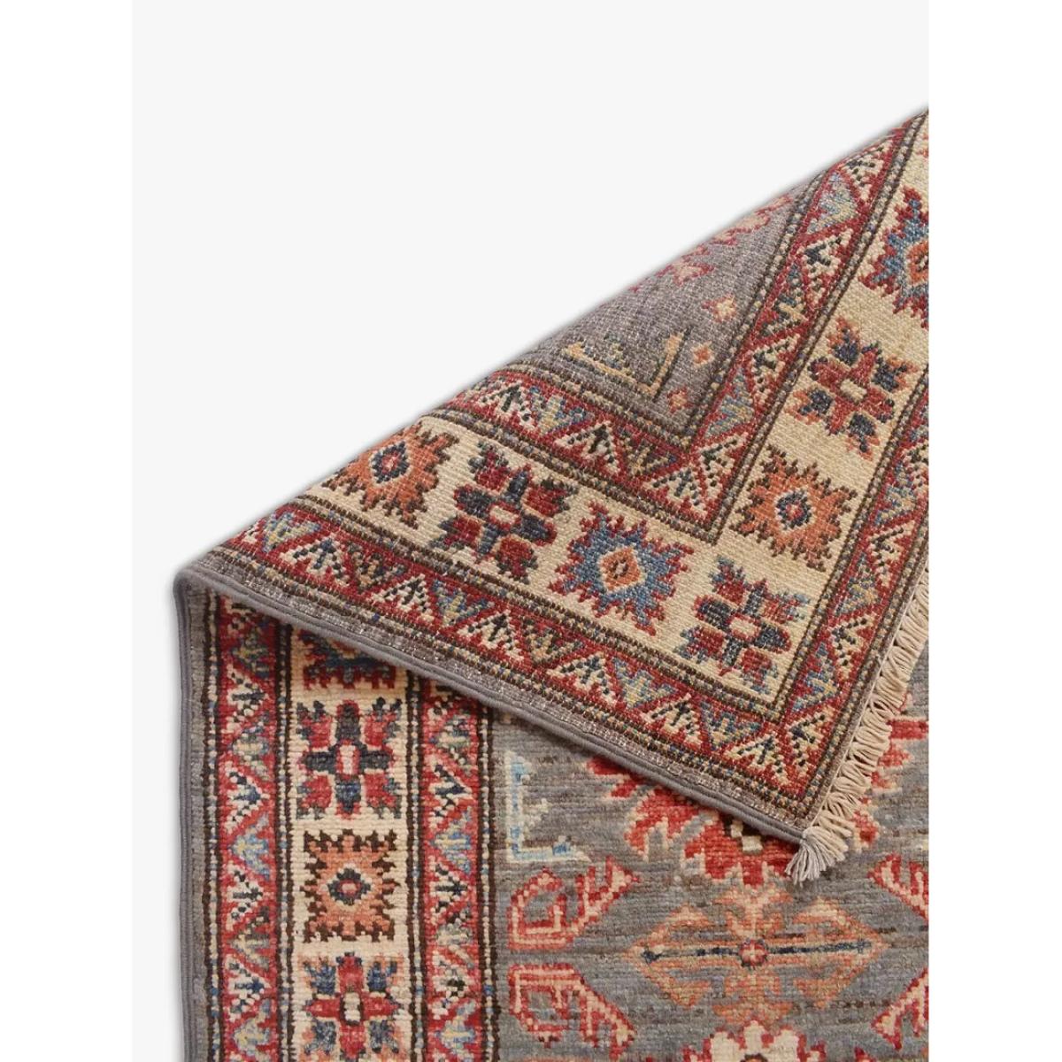 Gooch Oriental Supreme Kazak Runner Rug, L189 x W64 cm, Grey – image 6