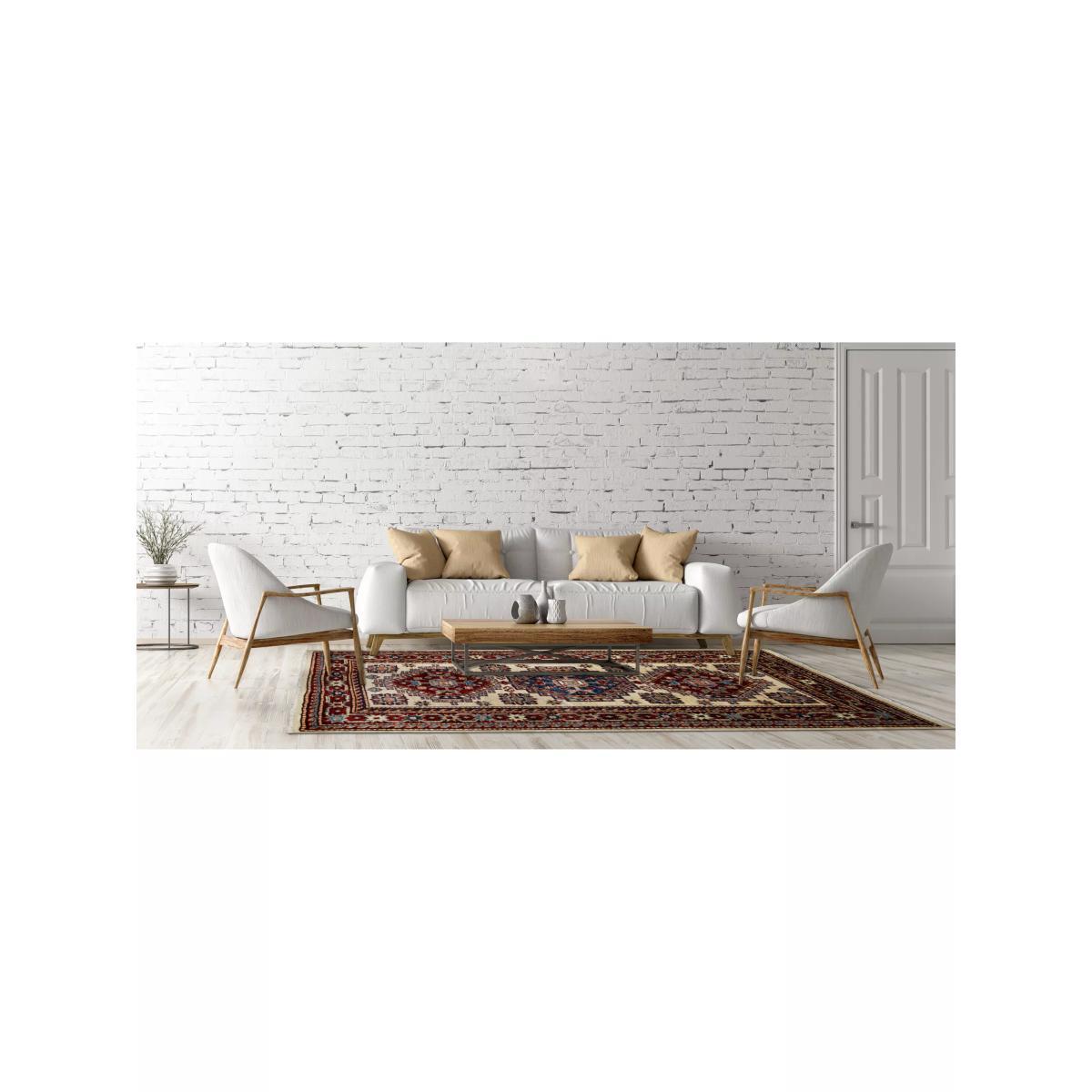 Gooch Oriental Supreme Kazak Rug, Ivory, L126 x W83 cm – image 3