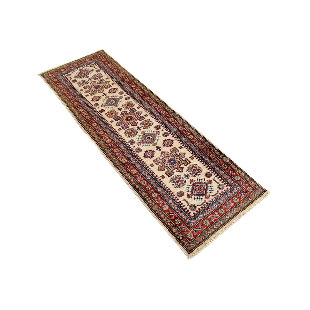 Gooch Oriental Supreme Kazak Rug, Natural, L191 x W62 cm – image 1