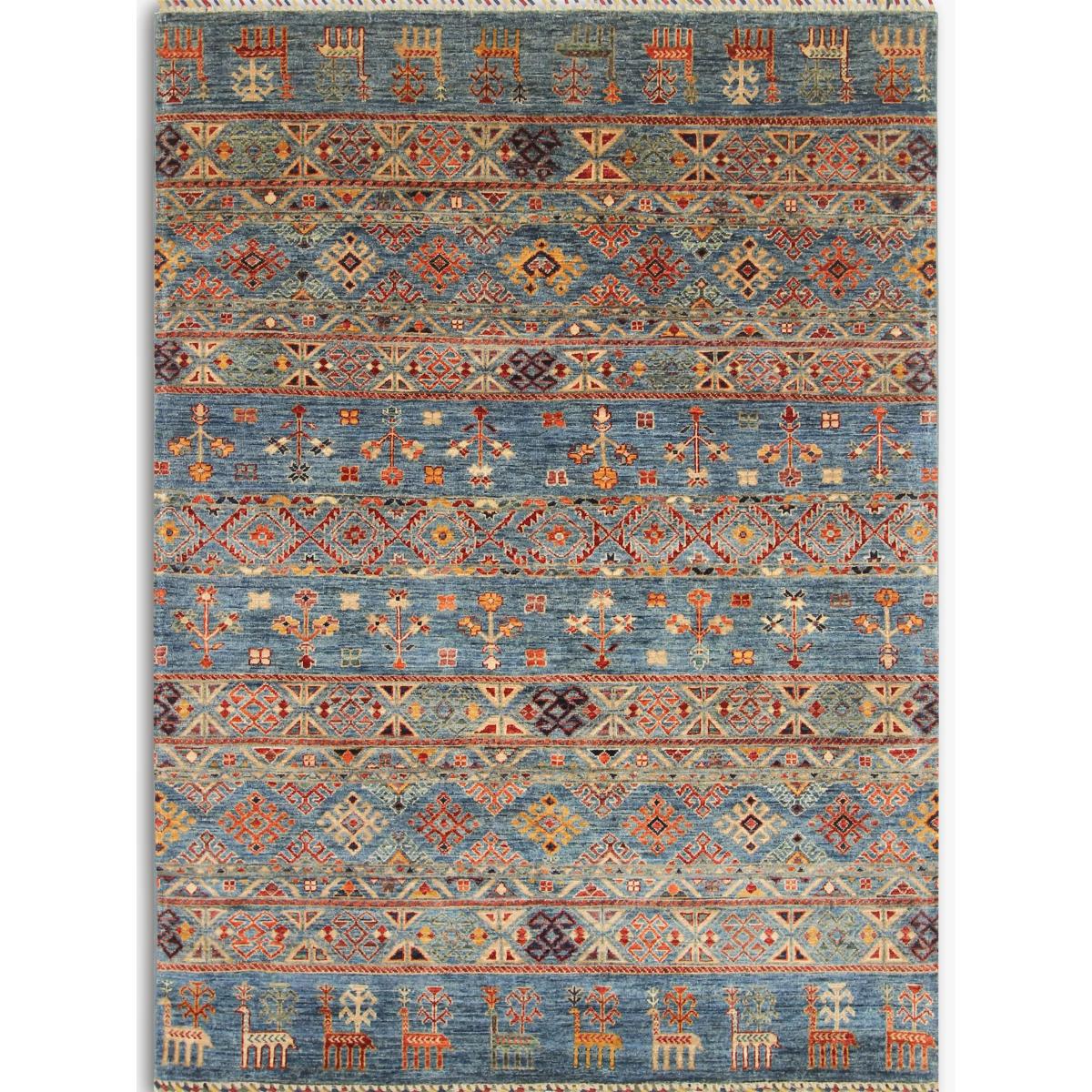 Gooch Oriental Khurjeen Rug, L193 x W140 cm, Blue – image 2