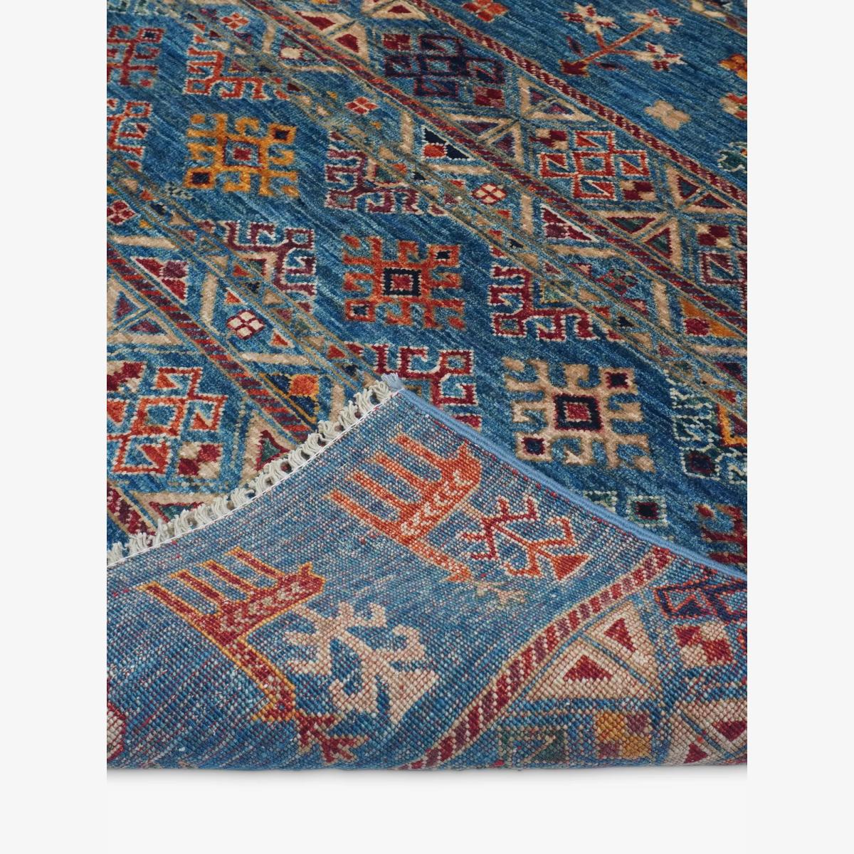 Gooch Oriental Khurjeen Rug, L193 x W140 cm, Blue – image 1