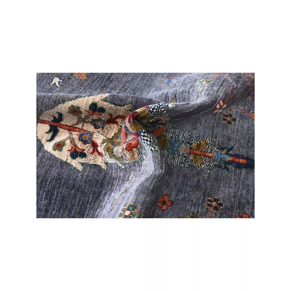 Gooch Oriental Pictorial Rug, L246 x W170 cm, Grey – image 2