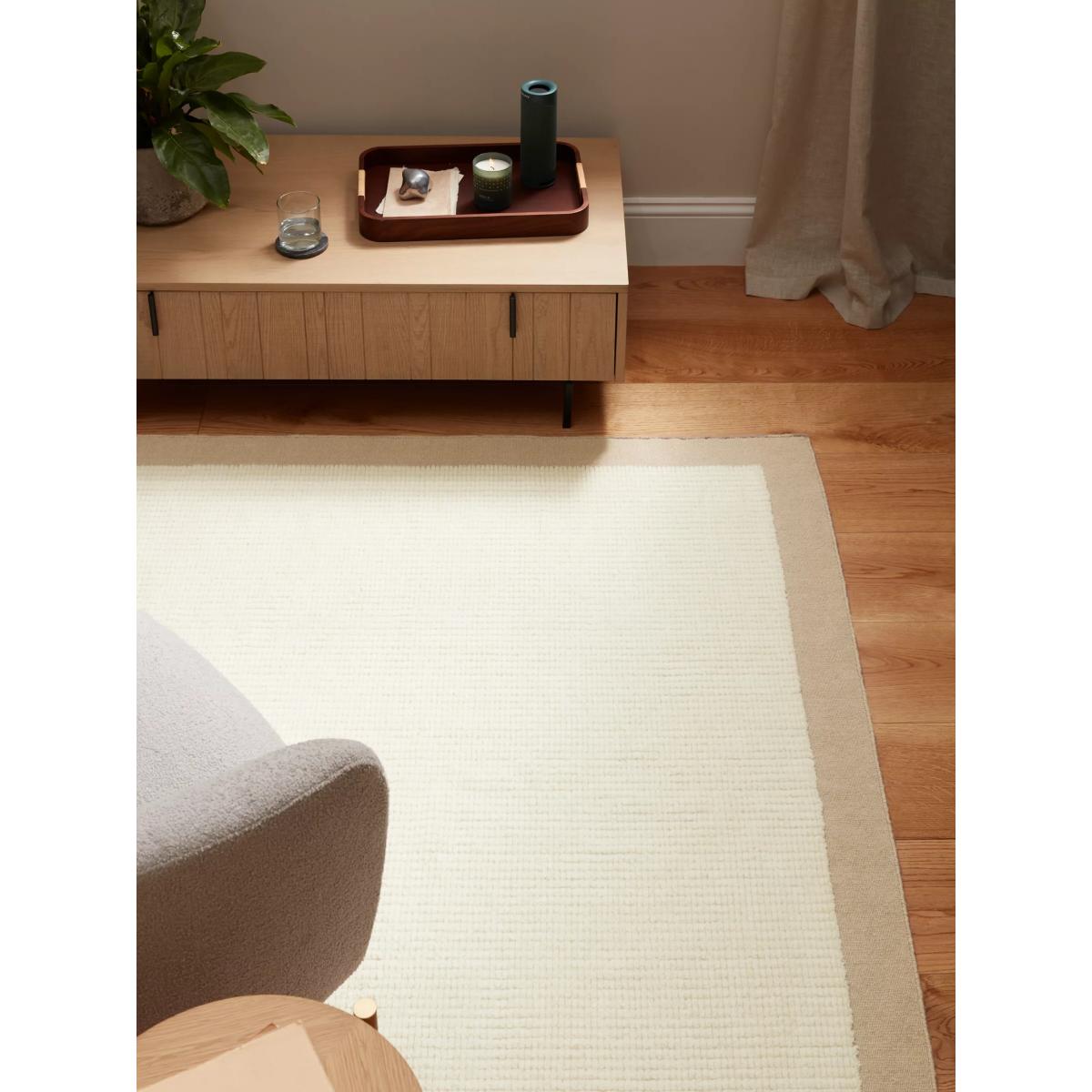 John Lewis Flatweave Border Rug, Neutral, L240 x W170 cm – image 3