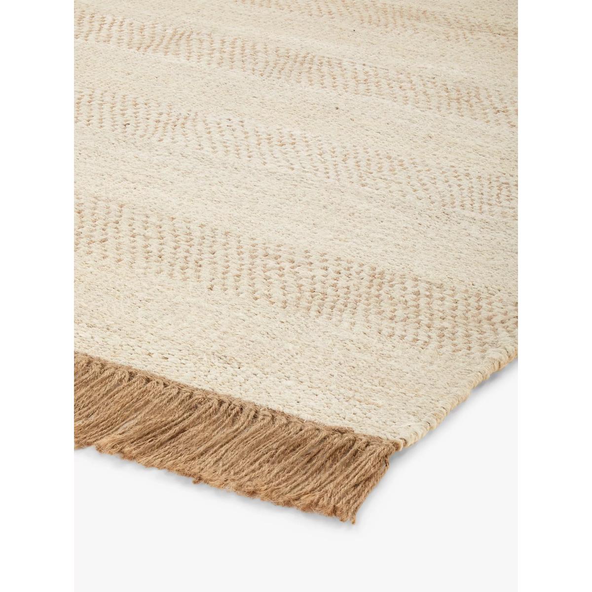 John Lewis Kenzo Stripe Jute Rug, Neutral, L240 x W170 cm – image 2
