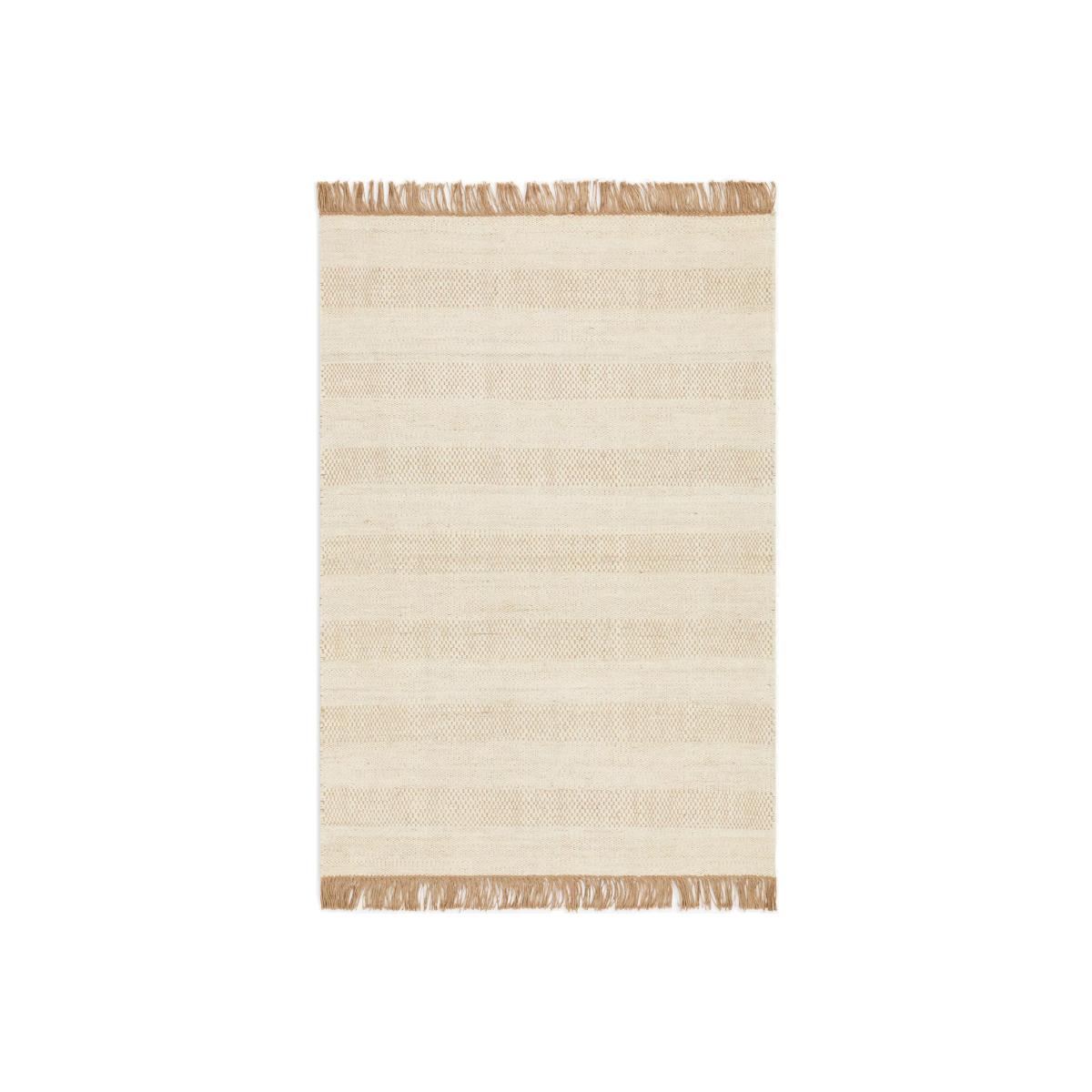 John Lewis Kenzo Stripe Jute Rug, Neutral, L240 x W170 cm – image 1