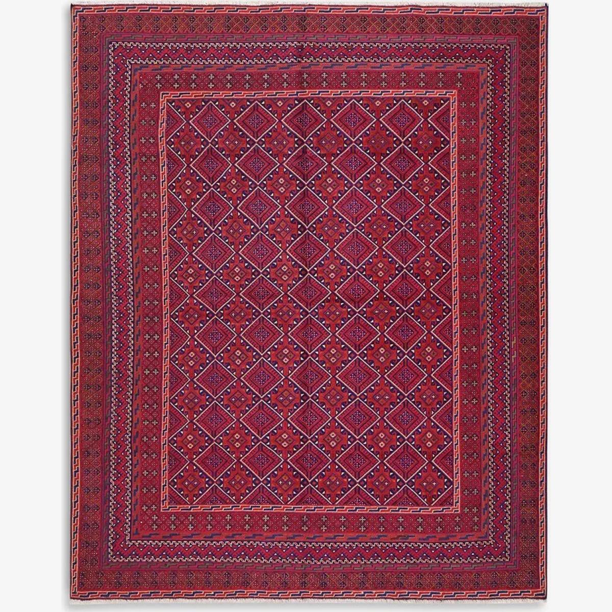 Gooch Oriental Quchaq Killim Rug, L275 x W194 cm, Red