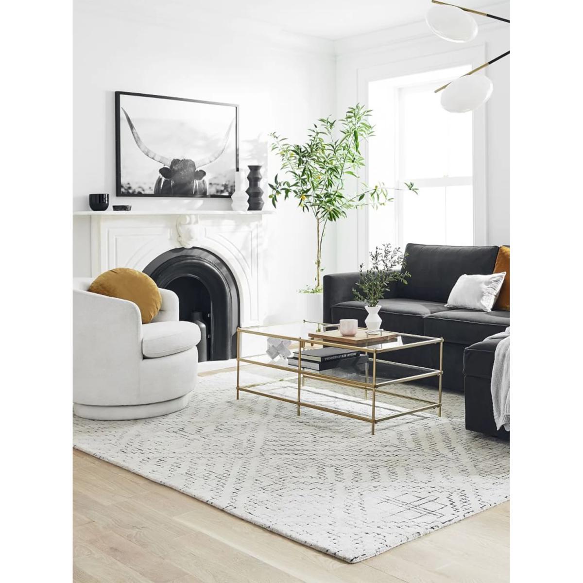 west elm Stone Tile Rug, L300 x W244 cm – image 6