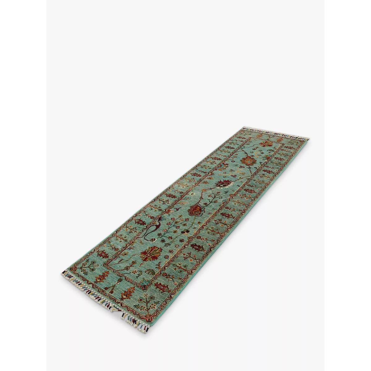 Gooch Oriental Sultani Runner Rug, L235 x W74 cm, Green – image 3