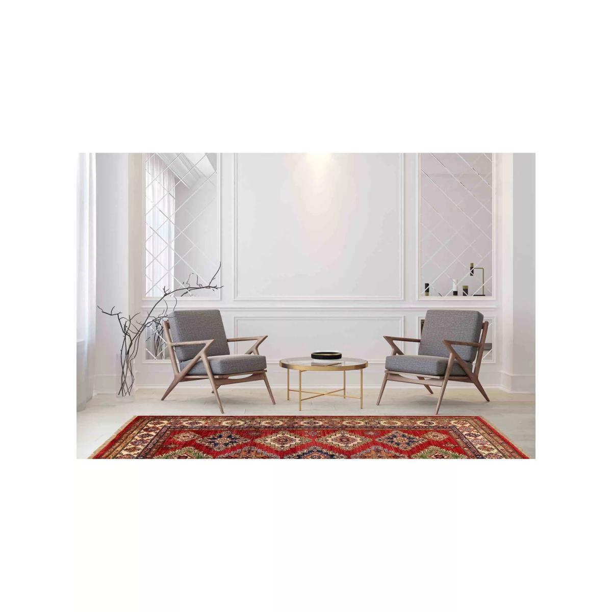 Gooch Oriental Supreme Kazak Rug, Red, L205 x W158 cm – image 8