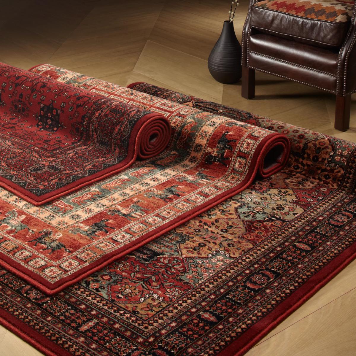 John Lewis & Partners Royal Heritage Imperial Baktian Rug, Red, L300 x W200cm – image 5