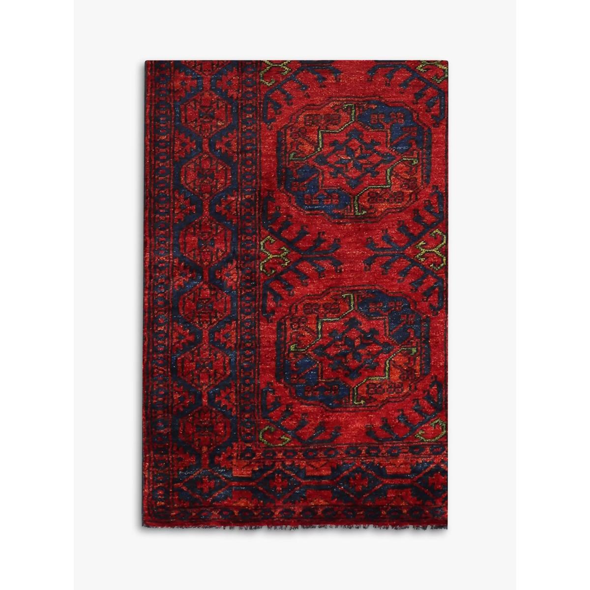 Gooch Oriental Ersari Runner Rug, L199 x W75 cm, Red – image 2