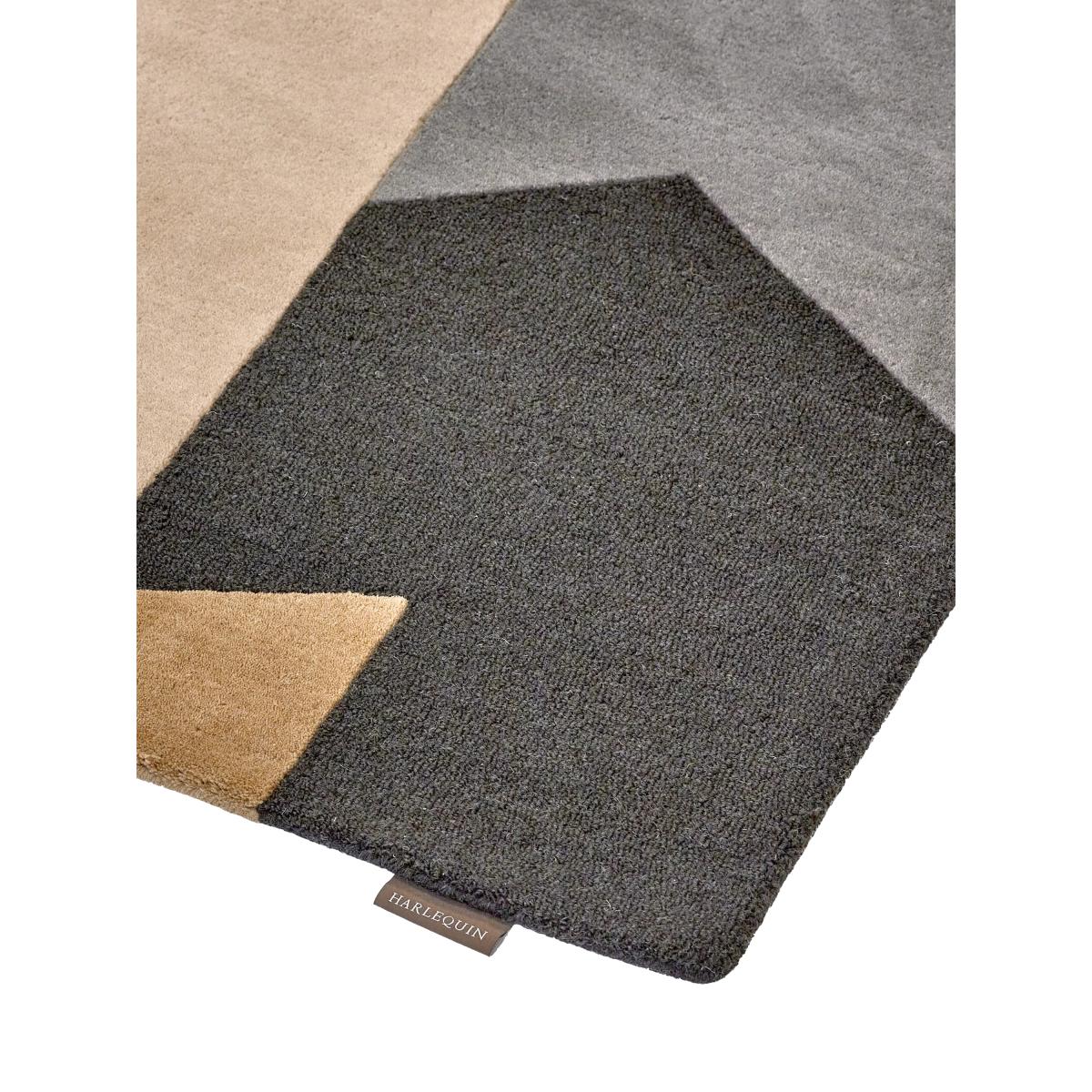 Harlequin Popova Geometric Pure Wool Rug, Caramel/Slate/Shell, L240 x W170 cm – image 3