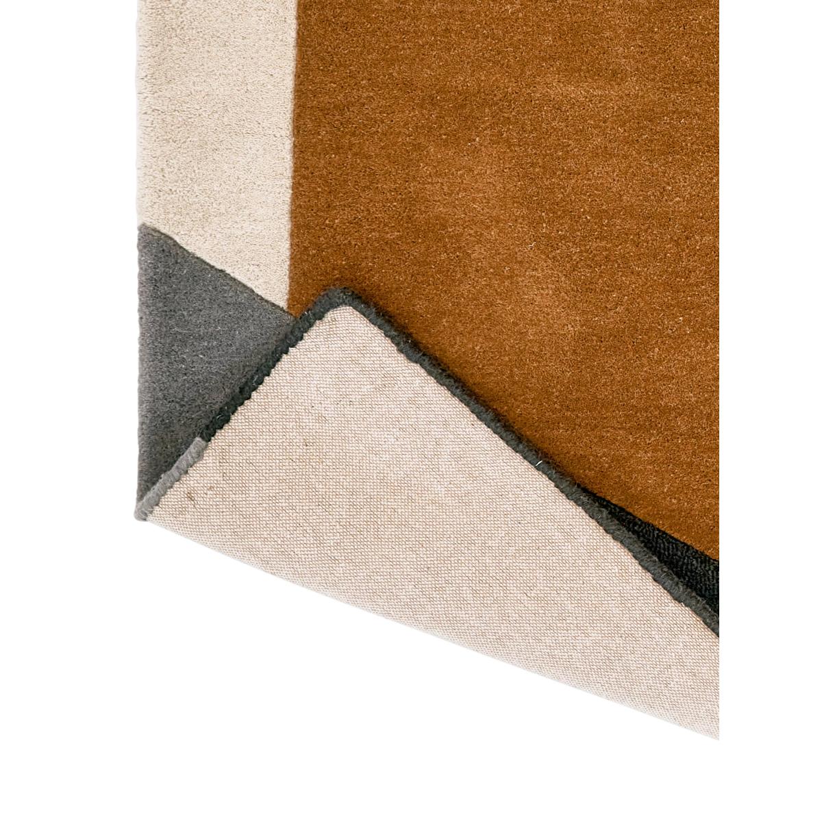 Harlequin Popova Geometric Pure Wool Rug, Caramel/Slate/Shell, L240 x W170 cm – image 4