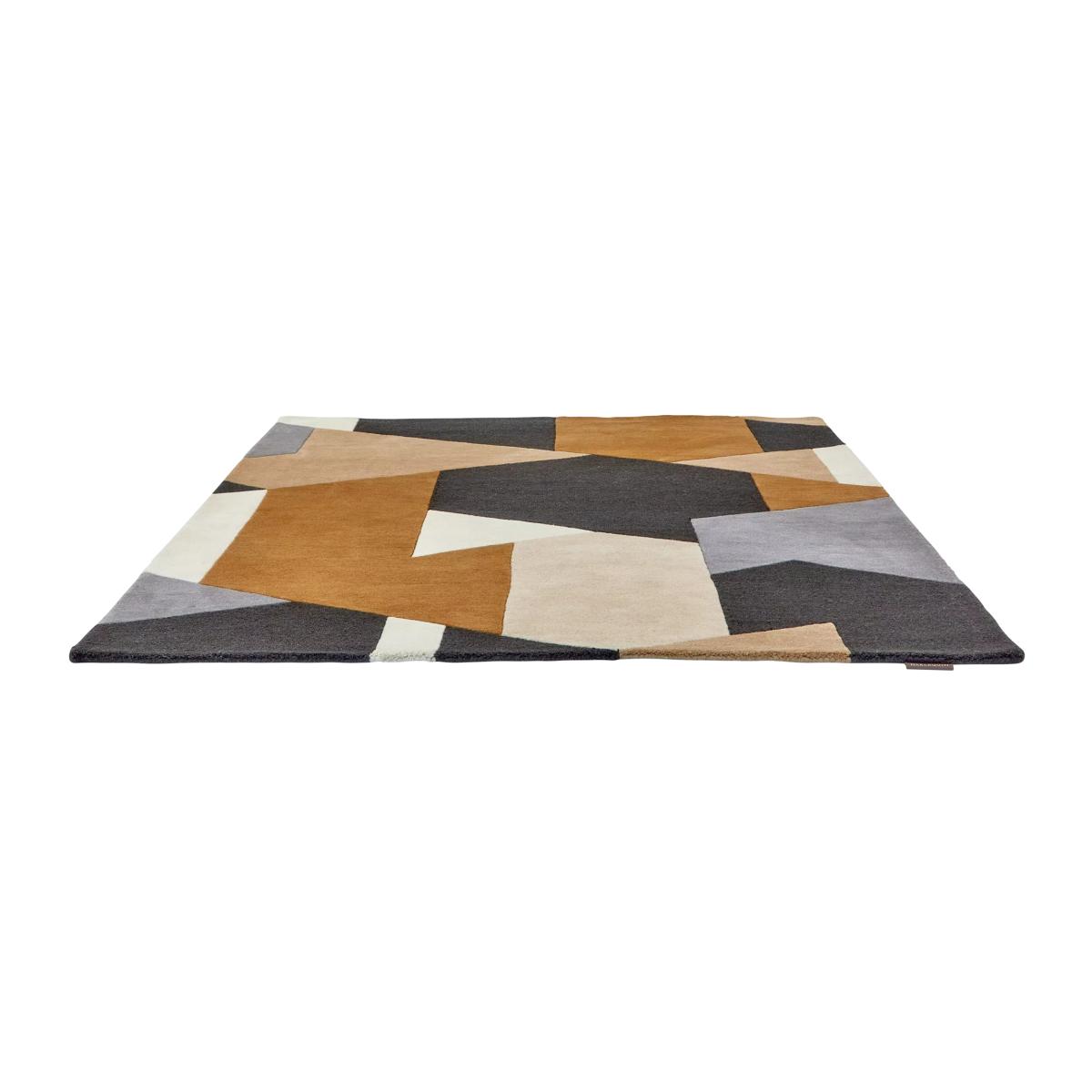 Harlequin Popova Geometric Pure Wool Rug, Caramel/Slate/Shell, L240 x W170 cm – image 1