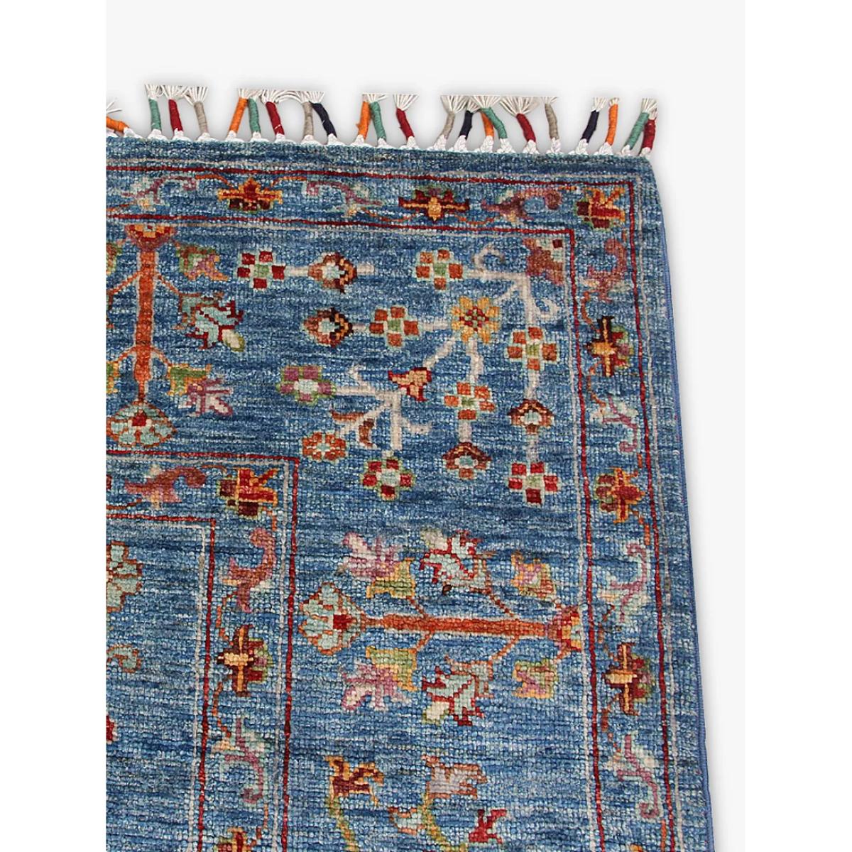 Gooch Oriental Pictorial Rug, L247 x W174 cm, Mid Blue – image 2