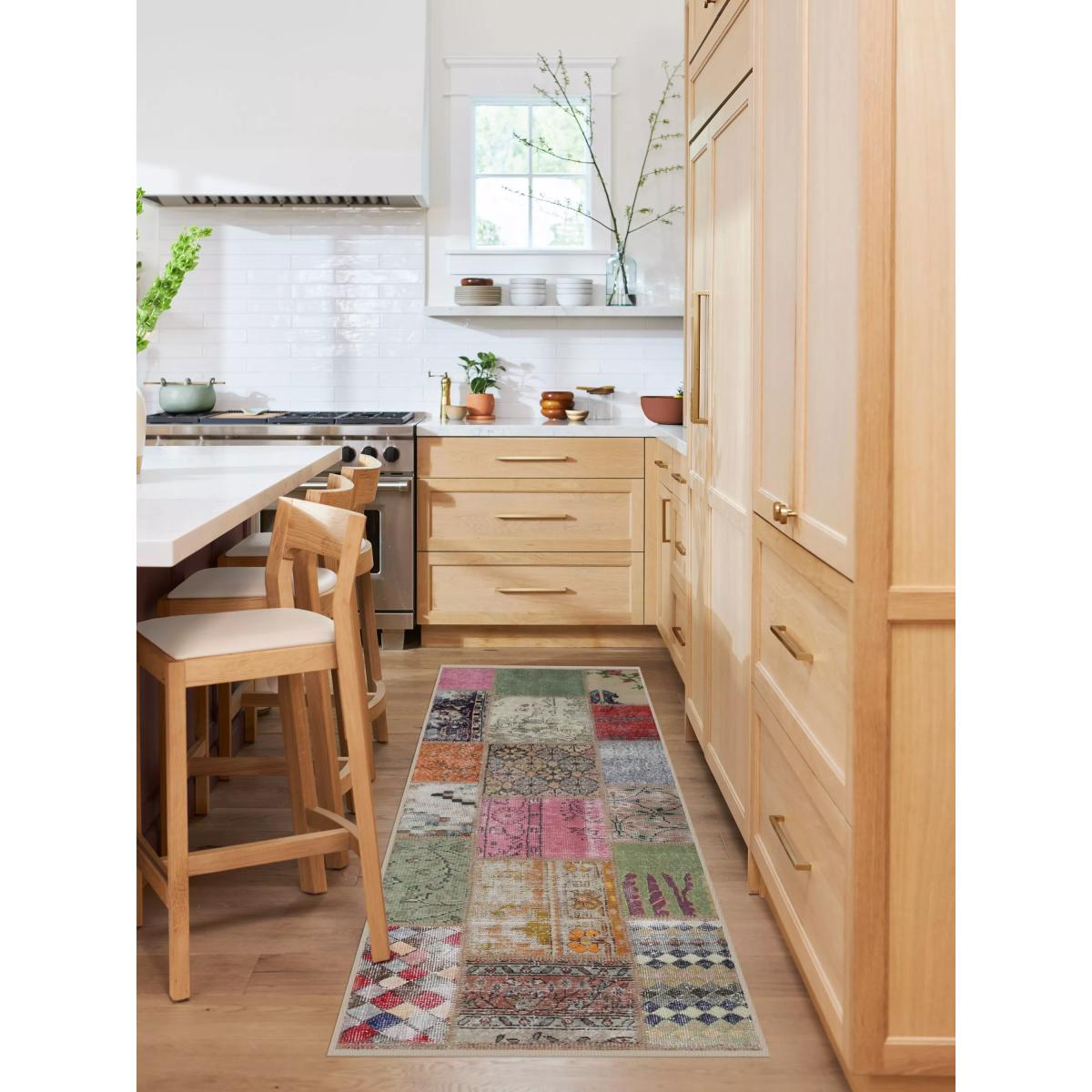 Ruggable Patchwork Boho Flatwoven Rug, Multi – image 3