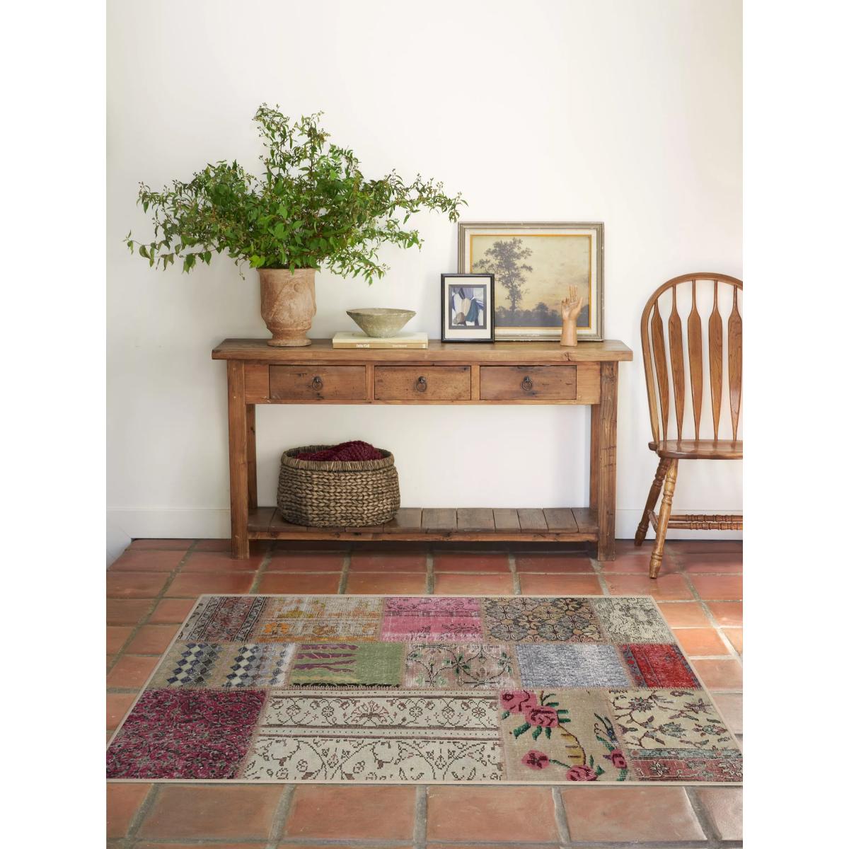 Ruggable Patchwork Boho Flatwoven Rug, Multi – image 4