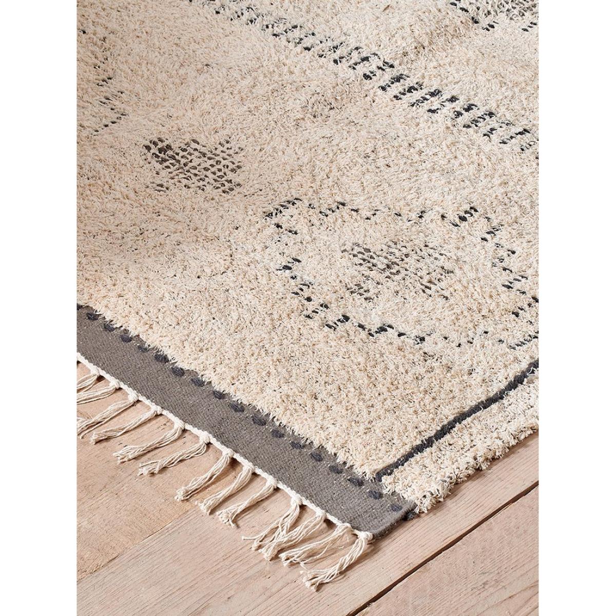 Nkuku Mureu Geometric Rug, Neutral, L240 x W150 cm – image 3