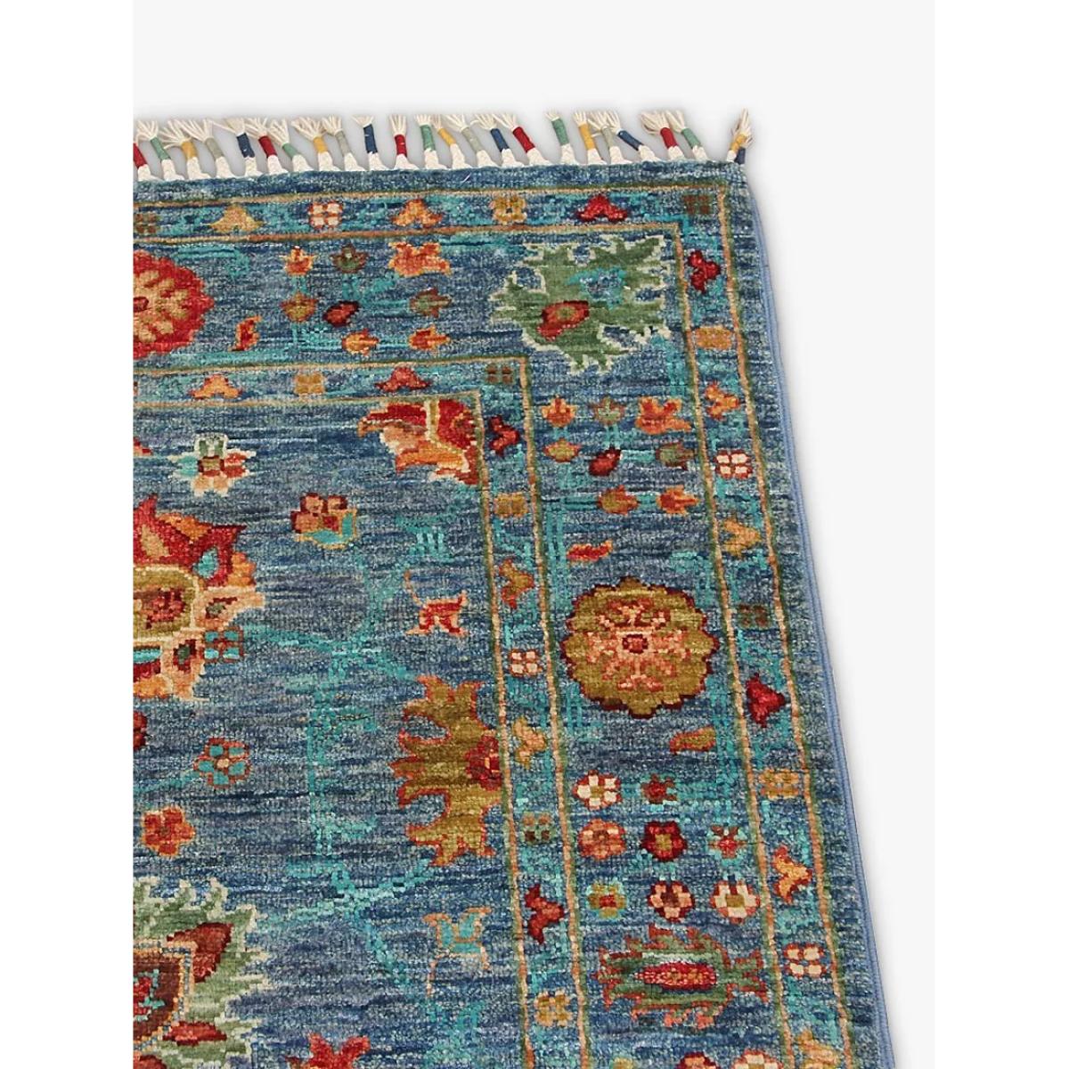Gooch Oriental Sultani Runner Rug, L244 x W81 cm, Blue – image 2