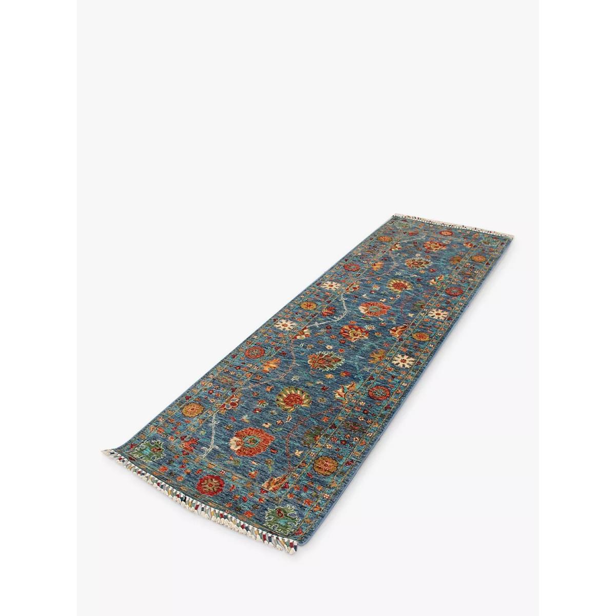 Gooch Oriental Sultani Runner Rug, L244 x W81 cm, Blue – image 3