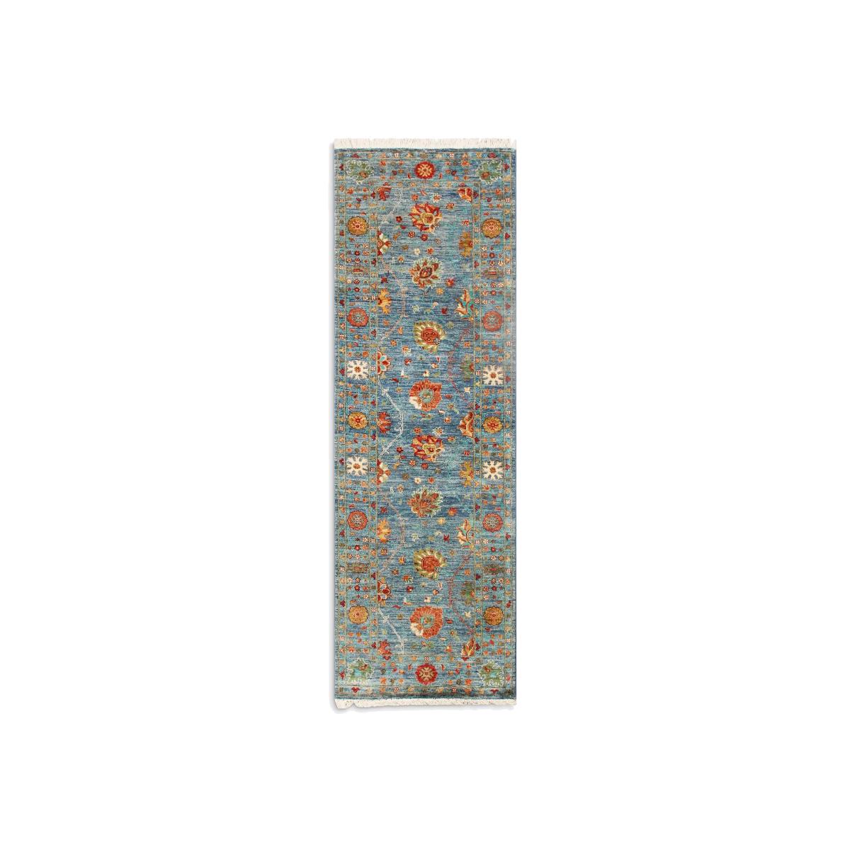 Gooch Oriental Sultani Runner Rug, L244 x W81 cm, Blue – image 1