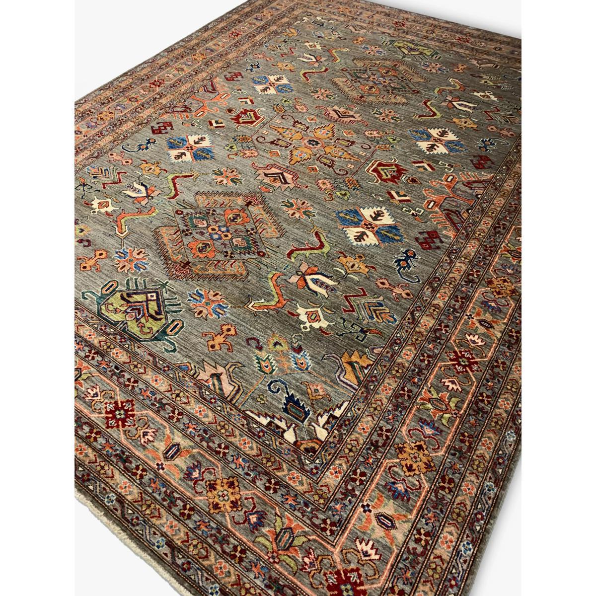 Gooch Oriental Kazak Supreme Rug, Grey/Multi, L310 x W245 cm – image 3