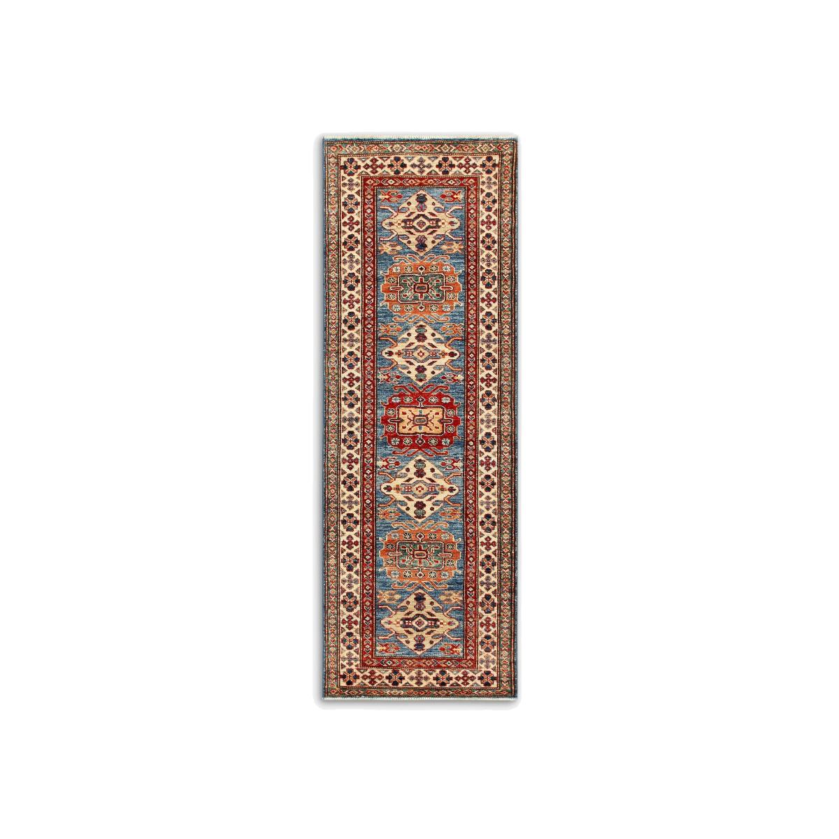 Gooch Oriental Supreme Kazak Runner Rug, L174 x W62 cm, Blue – image 1